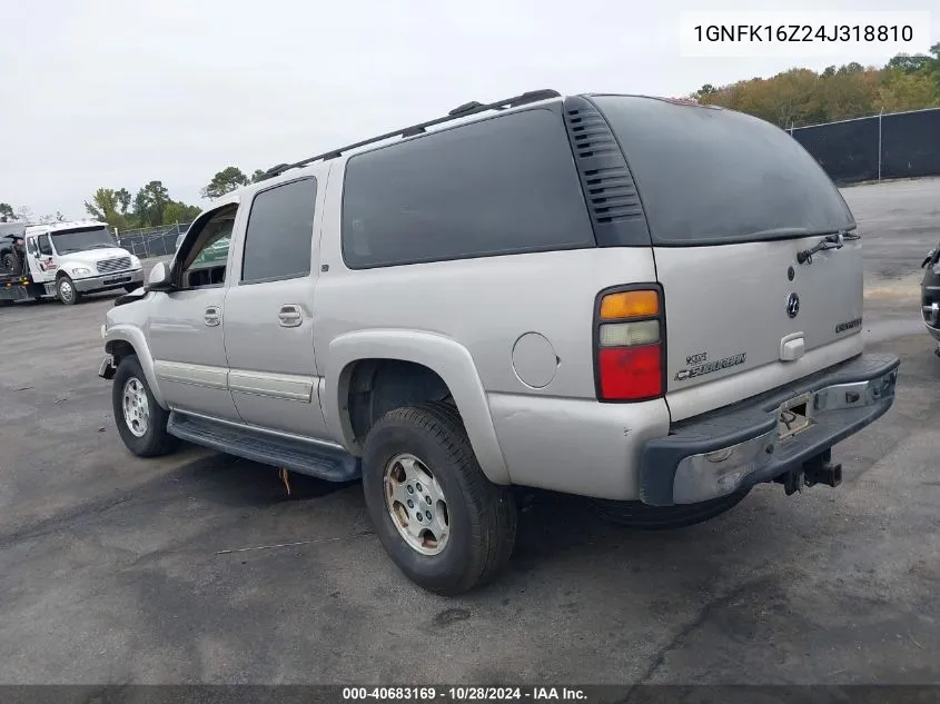 2004 Chevrolet Suburban K1500 VIN: 1GNFK16Z24J318810 Lot: 40683169