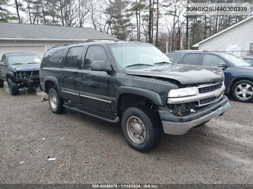 2004 Chevrolet Suburban 2500 Lt VIN: 3GNGK26U44G300339 Lot: 40848079