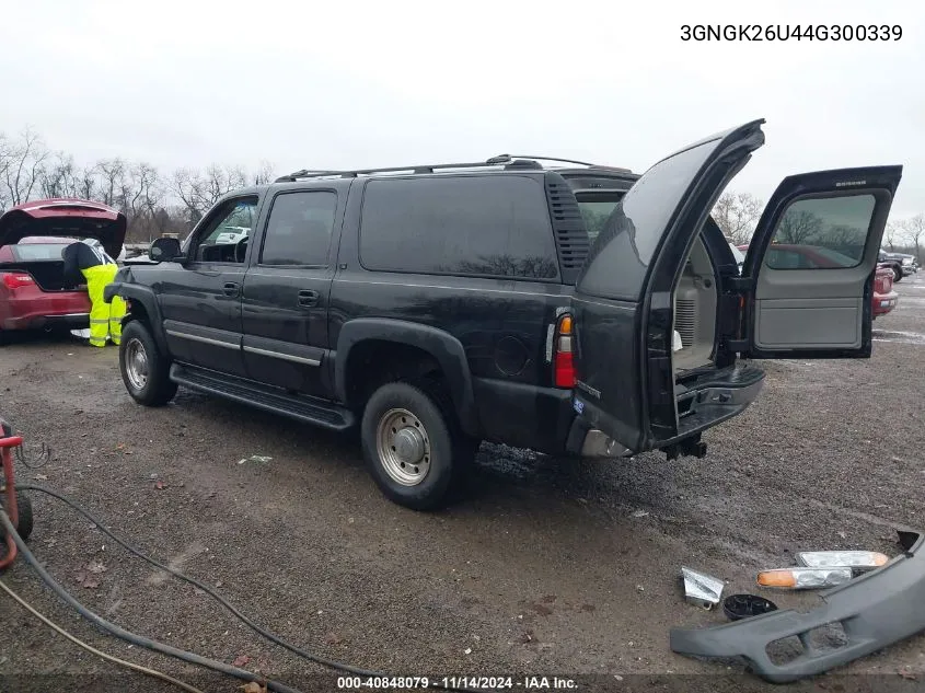 2004 Chevrolet Suburban 2500 Lt VIN: 3GNGK26U44G300339 Lot: 40848079