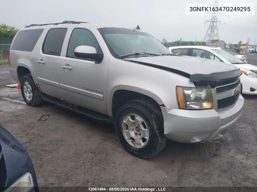 2007 Chevrolet Suburban K1500 VIN: 3GNFK16347G249295 Lot: 12061494