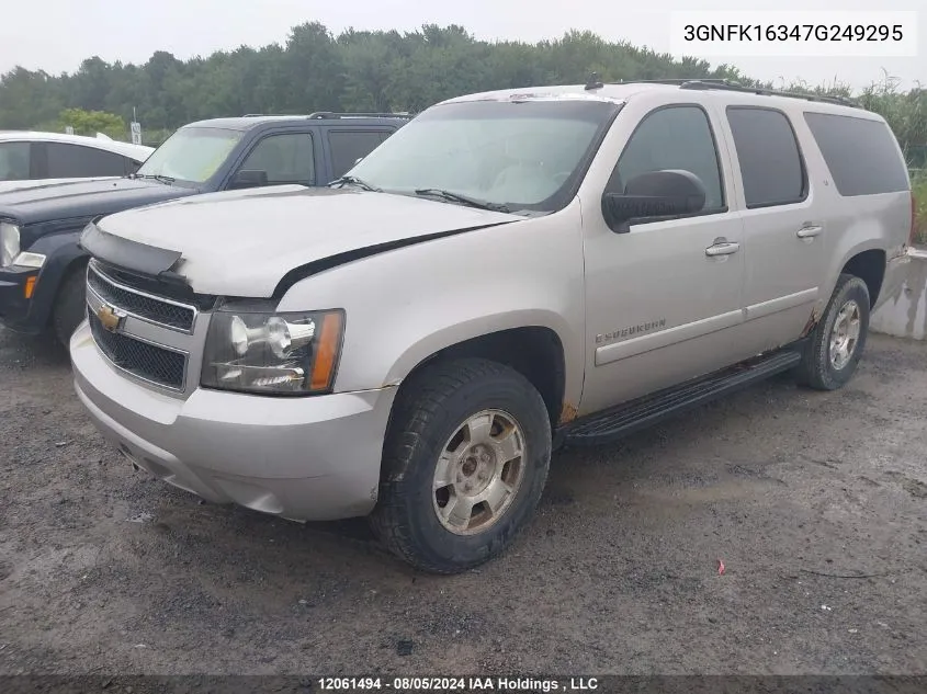 2007 Chevrolet Suburban K1500 VIN: 3GNFK16347G249295 Lot: 12061494