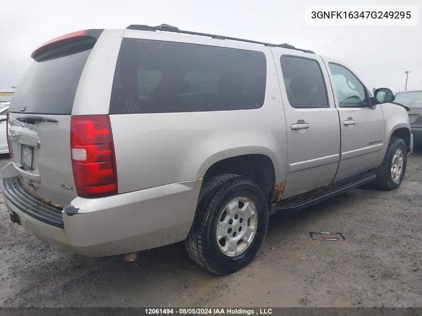 2007 Chevrolet Suburban K1500 VIN: 3GNFK16347G249295 Lot: 12061494