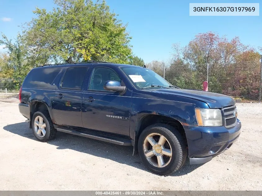 2007 Chevrolet Suburban K1500 VIN: 3GNFK16307G197969 Lot: 40425461