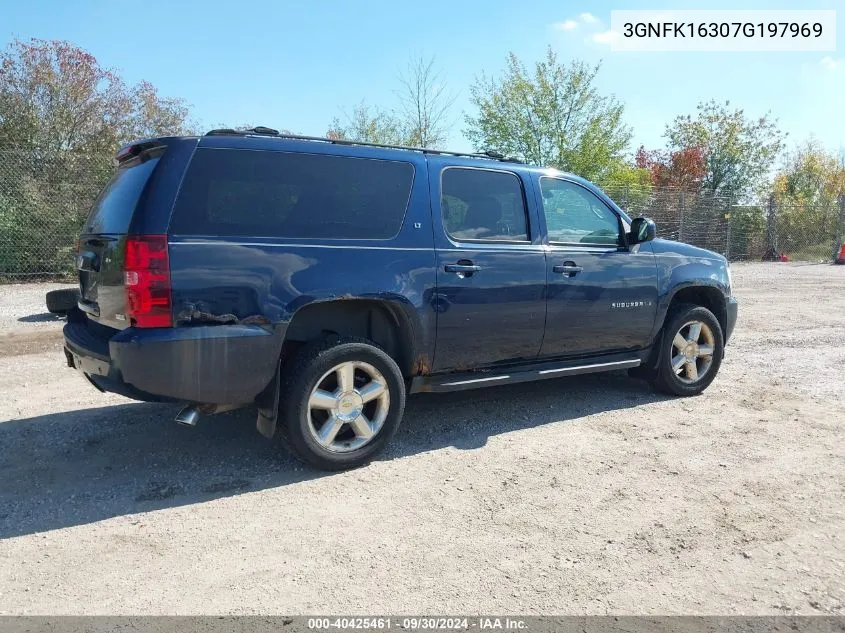 2007 Chevrolet Suburban K1500 VIN: 3GNFK16307G197969 Lot: 40425461