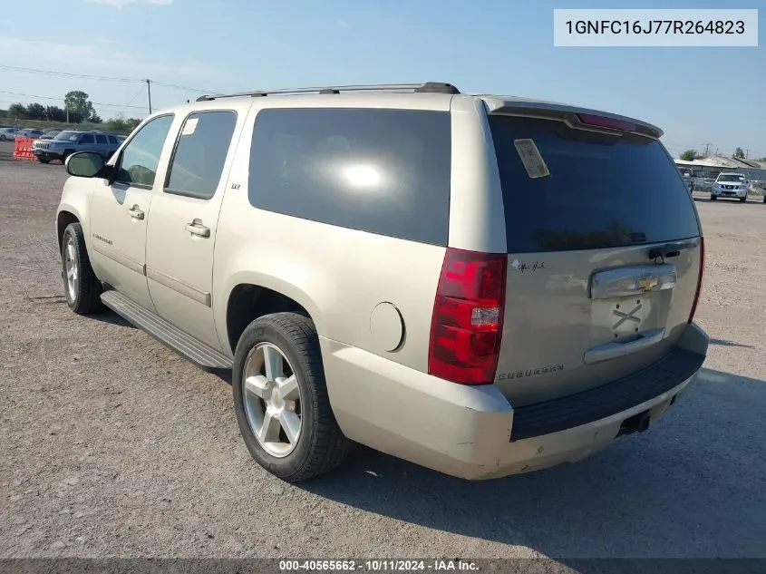 2007 Chevrolet Suburban 1500 Ltz VIN: 1GNFC16J77R264823 Lot: 40565662