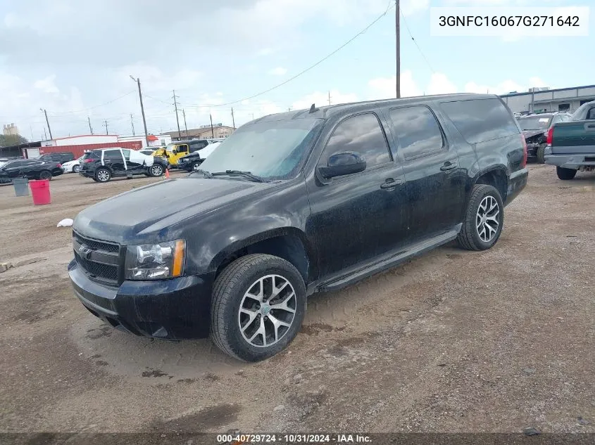 2007 Chevrolet Suburban C1500 VIN: 3GNFC16067G271642 Lot: 40729724