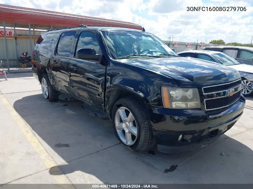 2008 Chevrolet Suburban C1500 Ls VIN: 3GNFC16008G279706 Lot: 40671469