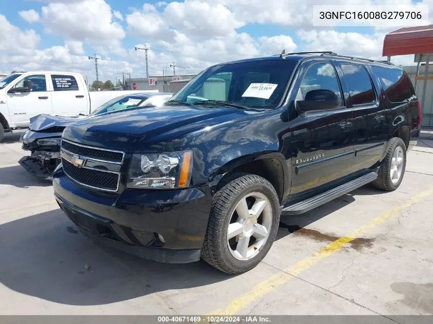 2008 Chevrolet Suburban C1500 Ls VIN: 3GNFC16008G279706 Lot: 40671469