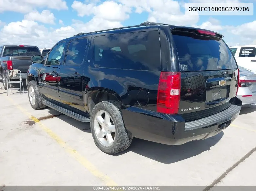 2008 Chevrolet Suburban C1500 Ls VIN: 3GNFC16008G279706 Lot: 40671469