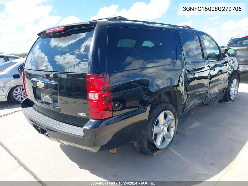 2008 Chevrolet Suburban C1500 Ls VIN: 3GNFC16008G279706 Lot: 40671469