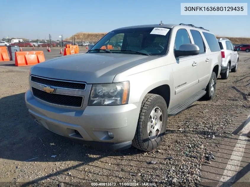 2008 Chevrolet Suburban Lt W/3Lt VIN: 3GNFK16368G129435 Lot: 40813573