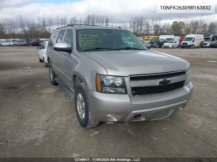 2009 Chevrolet Suburban VIN: 1GNFK26309R163832 Lot: 12149917