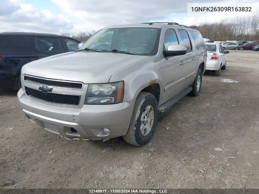 2009 Chevrolet Suburban VIN: 1GNFK26309R163832 Lot: 12149917