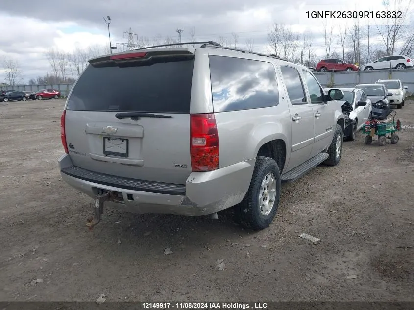 2009 Chevrolet Suburban VIN: 1GNFK26309R163832 Lot: 12149917