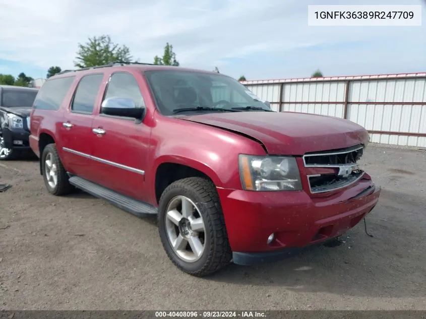 1GNFK36389R247709 2009 Chevrolet Suburban 1500 Ltz