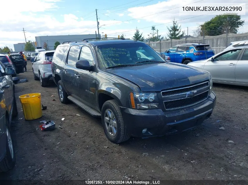 2010 Chevrolet Suburban VIN: 1GNUKJE3XAR262990 Lot: 12057253