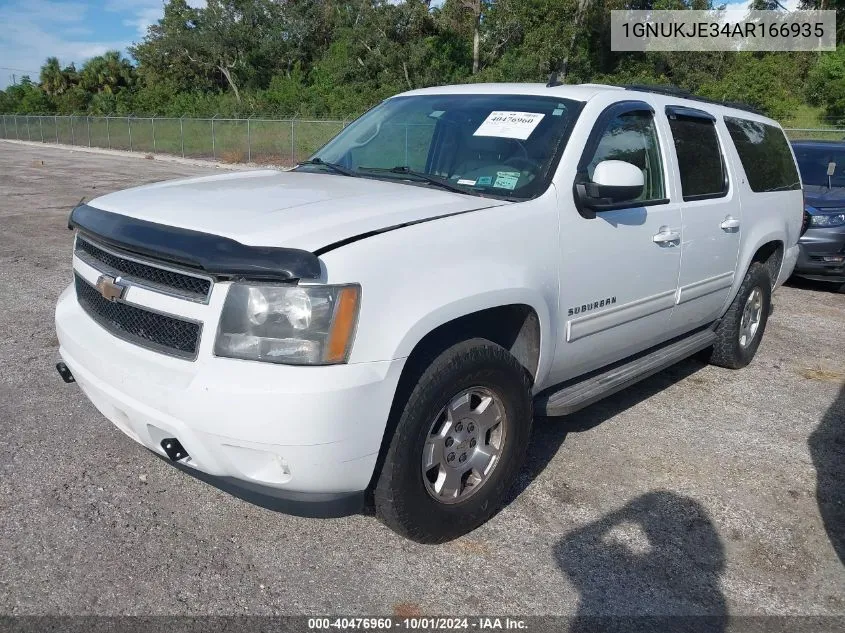 2010 Chevrolet Suburban K1500 Lt VIN: 1GNUKJE34AR166935 Lot: 40476960