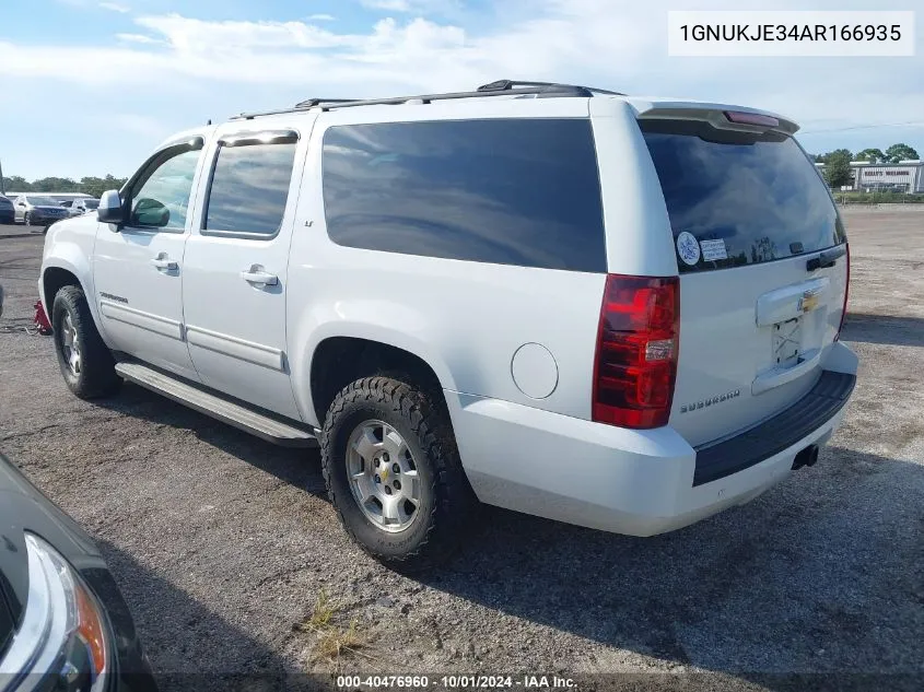 2010 Chevrolet Suburban K1500 Lt VIN: 1GNUKJE34AR166935 Lot: 40476960