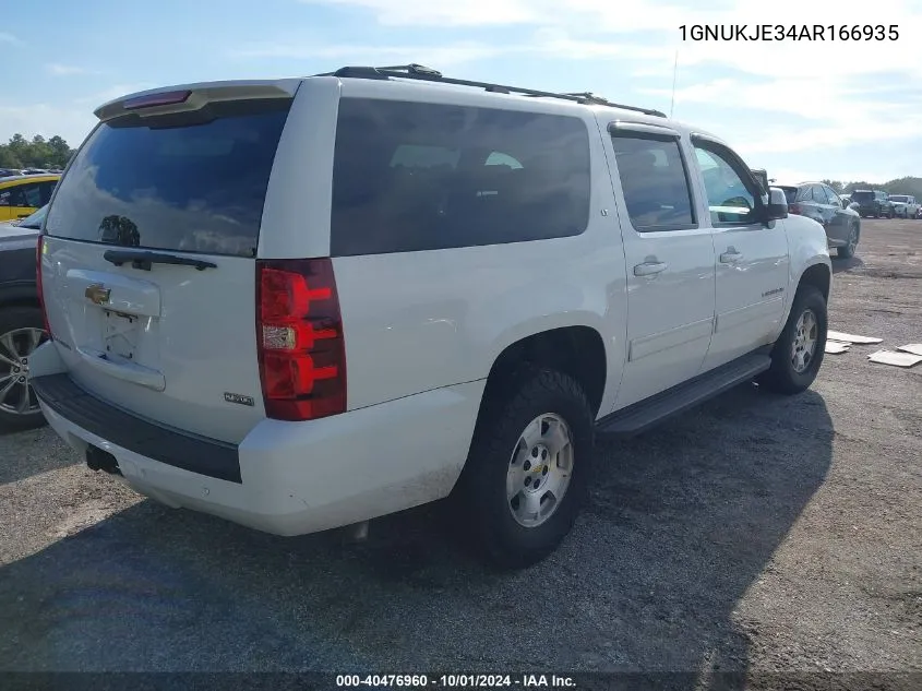 2010 Chevrolet Suburban K1500 Lt VIN: 1GNUKJE34AR166935 Lot: 40476960