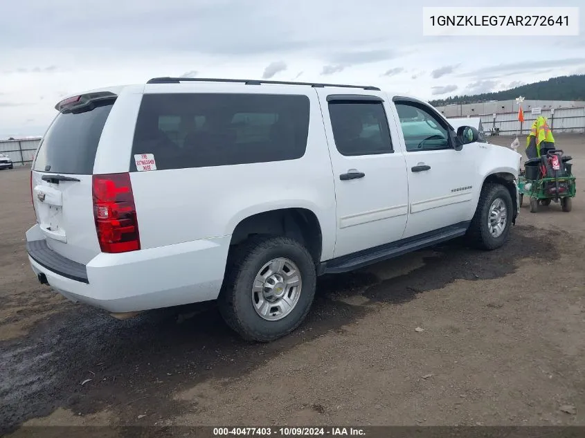 1GNZKLEG7AR272641 2010 Chevrolet Suburban 2500 Ls