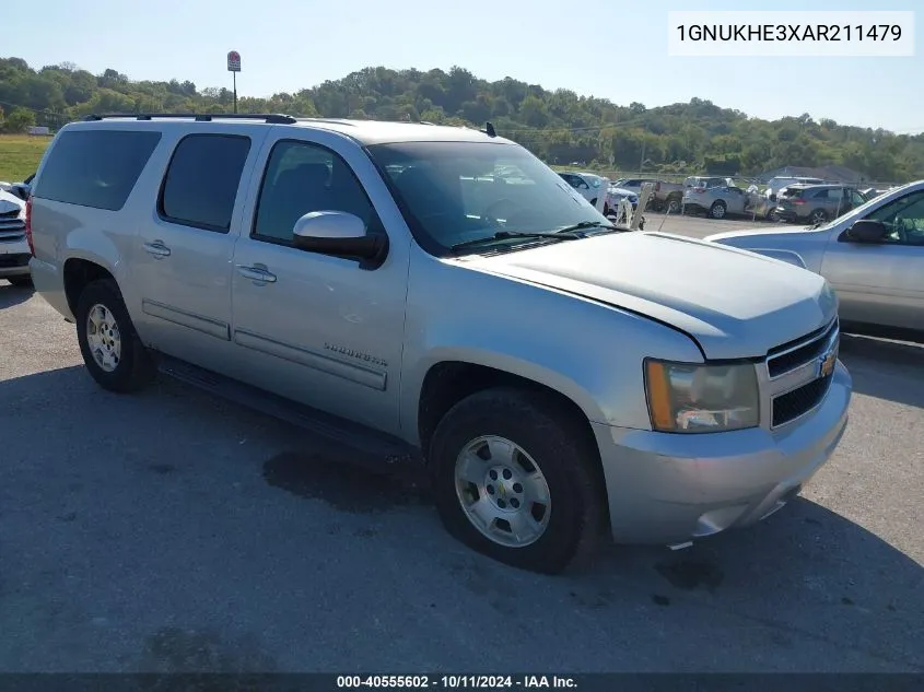 2010 Chevrolet Suburban 1500 Ls VIN: 1GNUKHE3XAR211479 Lot: 40555602