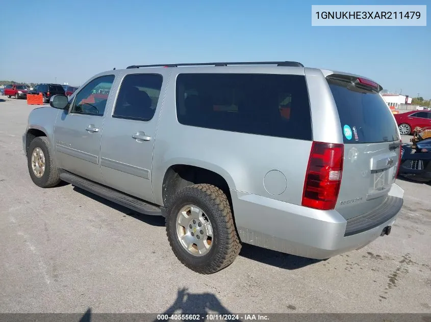 2010 Chevrolet Suburban 1500 Ls VIN: 1GNUKHE3XAR211479 Lot: 40555602