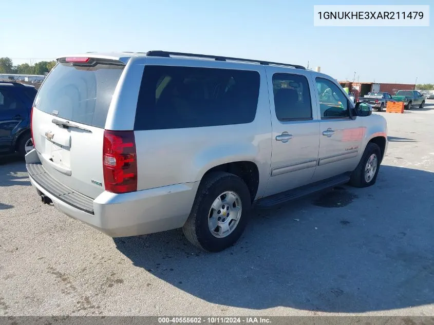 2010 Chevrolet Suburban 1500 Ls VIN: 1GNUKHE3XAR211479 Lot: 40555602