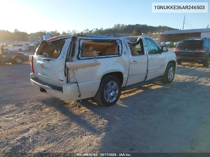 2010 Chevrolet Suburban K1500 Ltz VIN: 1GNUKKE36AR246503 Lot: 40630163