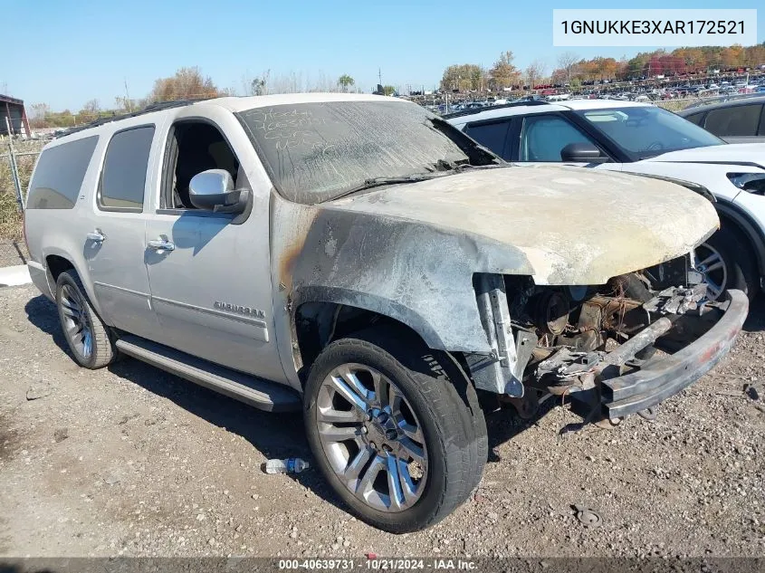 2010 Chevrolet Suburban K1500 Ltz VIN: 1GNUKKE3XAR172521 Lot: 40639731