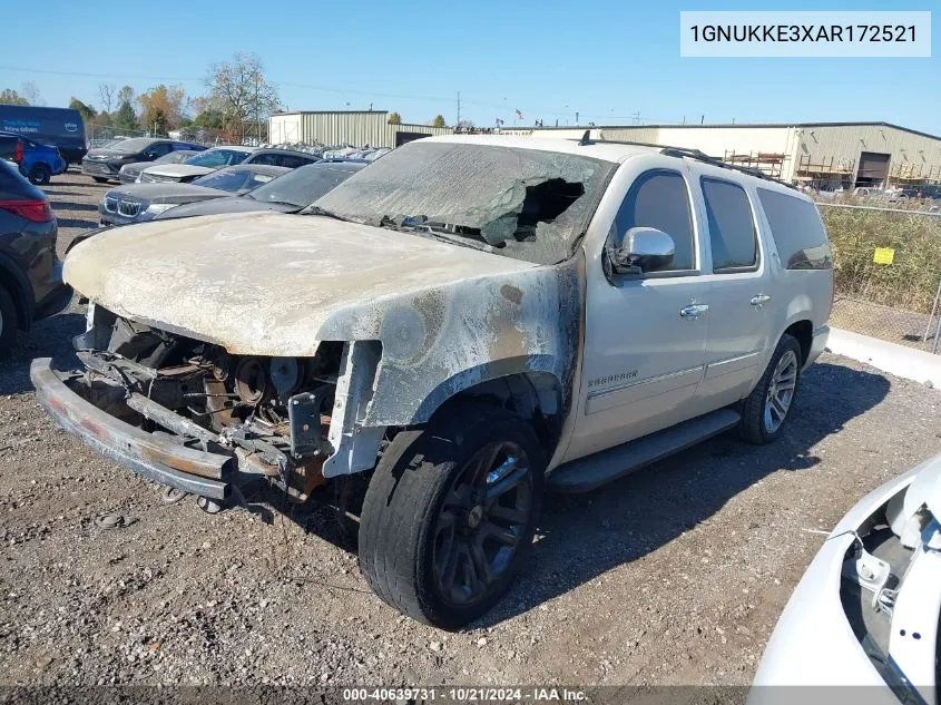 2010 Chevrolet Suburban K1500 Ltz VIN: 1GNUKKE3XAR172521 Lot: 40639731