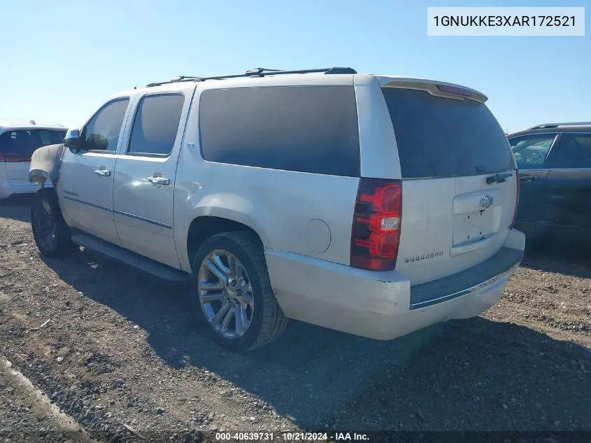 2010 Chevrolet Suburban K1500 Ltz VIN: 1GNUKKE3XAR172521 Lot: 40639731