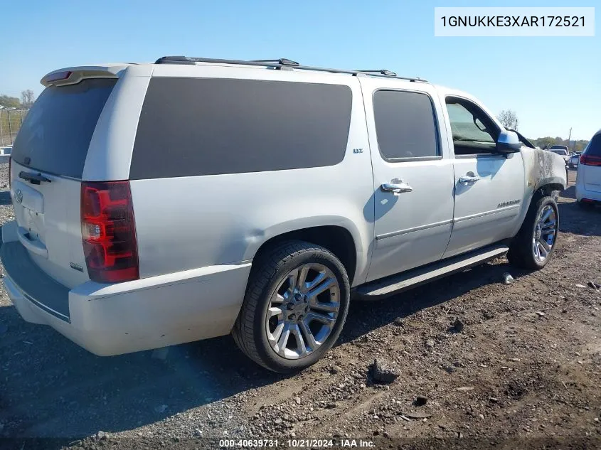 2010 Chevrolet Suburban K1500 Ltz VIN: 1GNUKKE3XAR172521 Lot: 40639731