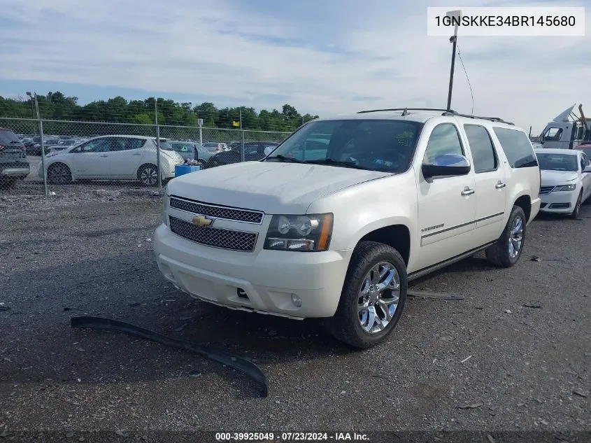 2011 Chevrolet Suburban 1500 Ltz VIN: 1GNSKKE34BR145680 Lot: 39925049