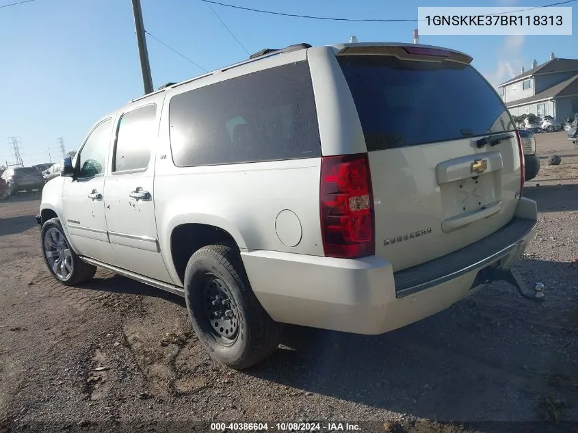 2011 Chevrolet Suburban K1500 Ltz VIN: 1GNSKKE37BR118313 Lot: 40386604