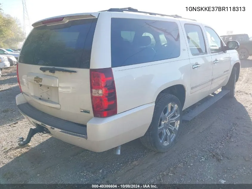 2011 Chevrolet Suburban K1500 Ltz VIN: 1GNSKKE37BR118313 Lot: 40386604