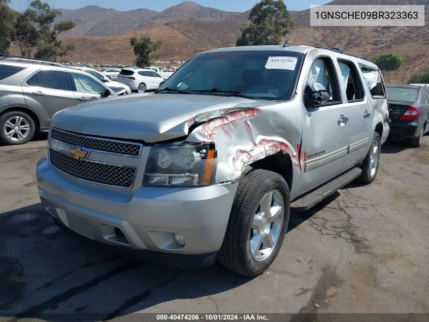 2011 Chevrolet Suburban C1500 Ls VIN: 1GNSCHE09BR323363 Lot: 40474206