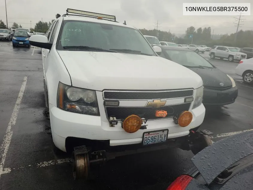 2011 Chevrolet Suburban 2500 Ls VIN: 1GNWKLEG5BR375500 Lot: 40803174