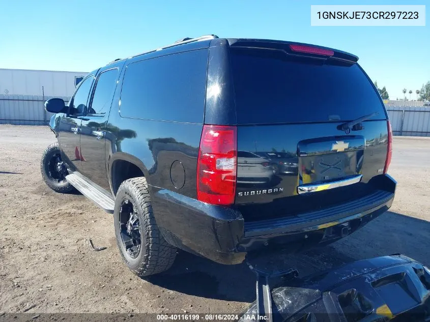 1GNSKJE73CR297223 2012 Chevrolet Suburban 1500 Lt