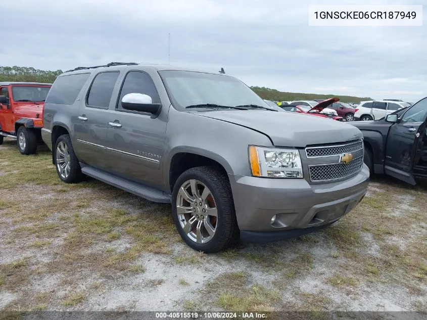 2012 Chevrolet Suburban C1500 Ltz VIN: 1GNSCKE06CR187949 Lot: 40515519