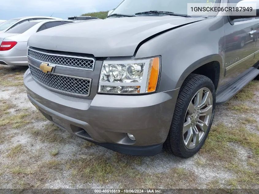 2012 Chevrolet Suburban C1500 Ltz VIN: 1GNSCKE06CR187949 Lot: 40515519