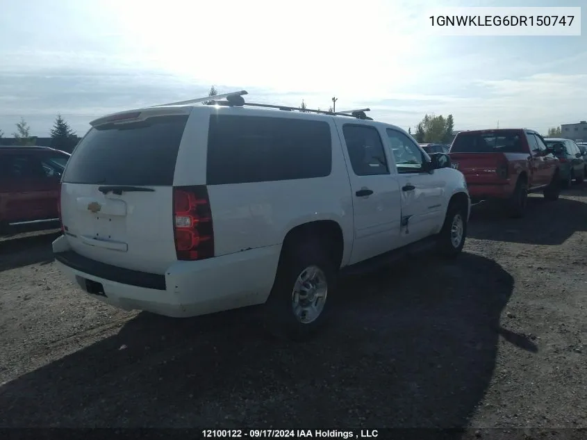 1GNWKLEG6DR150747 2013 Chevrolet Suburban