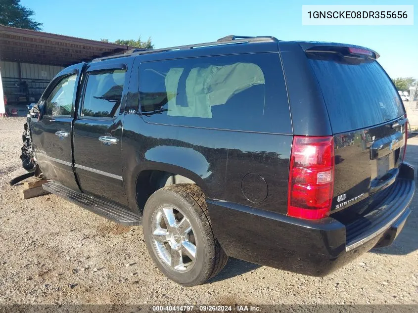 2013 Chevrolet Suburban C1500 Ltz VIN: 1GNSCKE08DR355656 Lot: 40414797