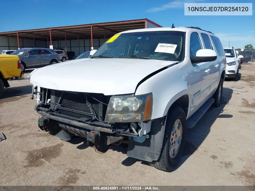 2013 Chevrolet Suburban Lt VIN: 1GNSCJE07DR254120 Lot: 40824991