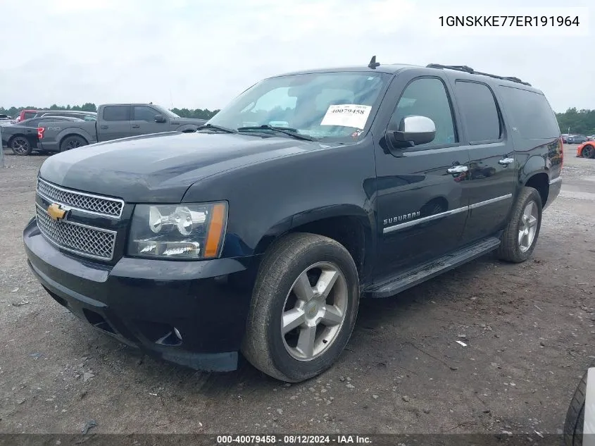 2014 Chevrolet Suburban 1500 Ltz VIN: 1GNSKKE77ER191964 Lot: 40079458