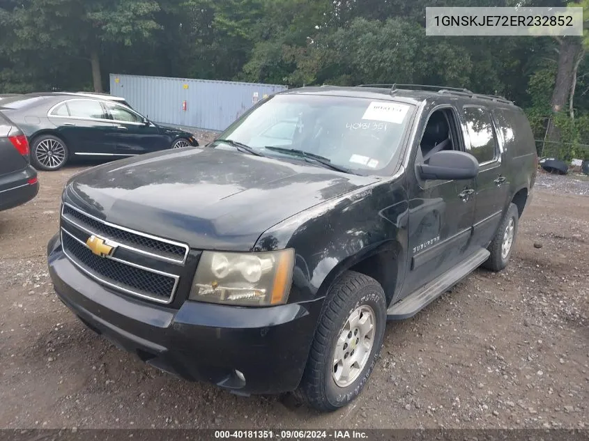 1GNSKJE72ER232852 2014 Chevrolet Suburban K1500 Lt