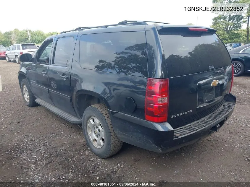 1GNSKJE72ER232852 2014 Chevrolet Suburban K1500 Lt