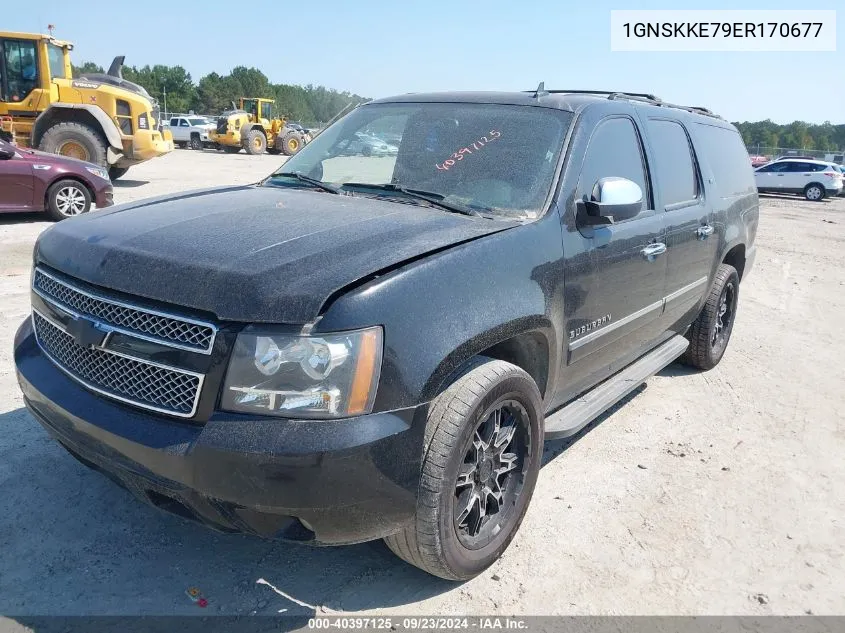 2014 Chevrolet Suburban Ltz VIN: 1GNSKKE79ER170677 Lot: 40397125