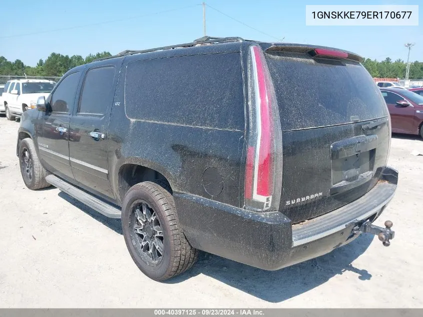 2014 Chevrolet Suburban Ltz VIN: 1GNSKKE79ER170677 Lot: 40397125