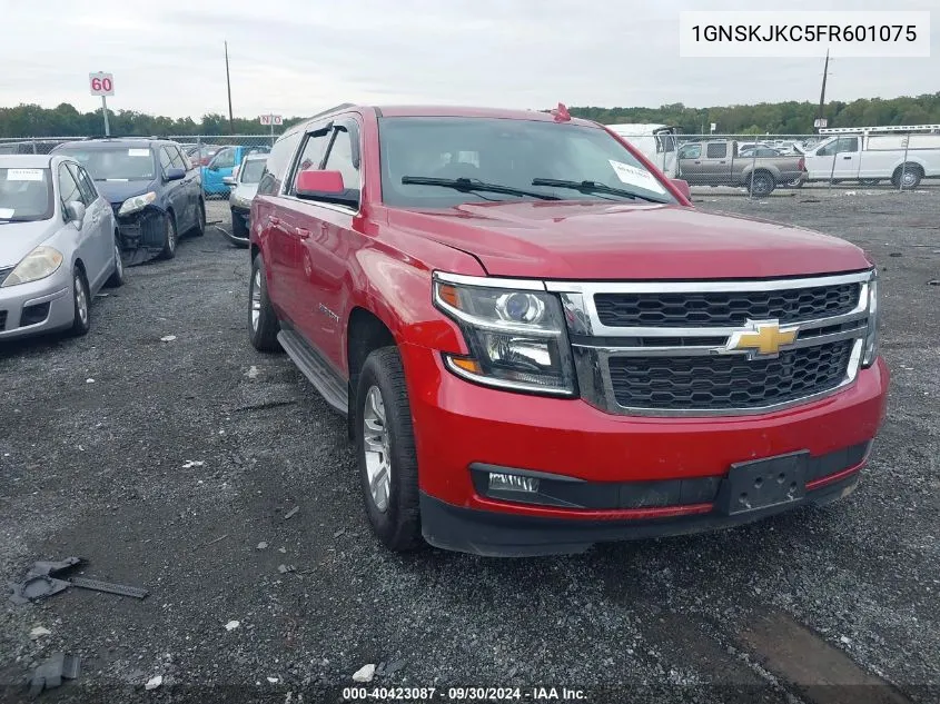 1GNSKJKC5FR601075 2015 Chevrolet Suburban 1500 Lt