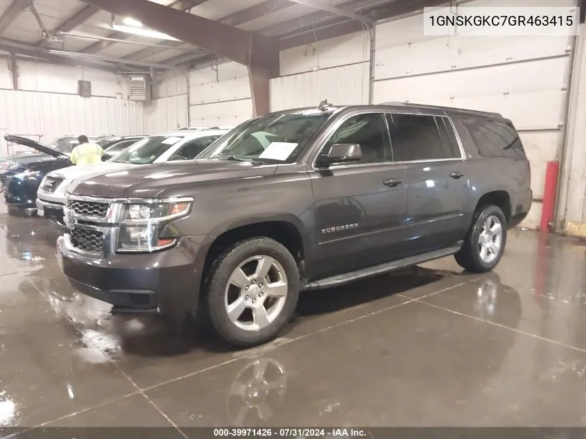 1GNSKGKC7GR463415 2016 Chevrolet Suburban Ls